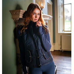 Veste sans manches Horseware Newmarket femme Marine Bleu marine