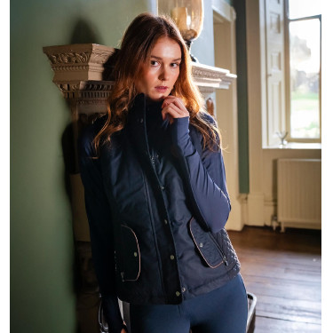 Veste sans manches Horseware Newmarket femme Marine Bleu marine