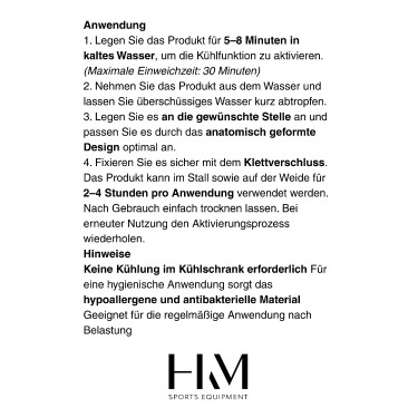 Guêtres refroidissantes EquineCarePro  HKM