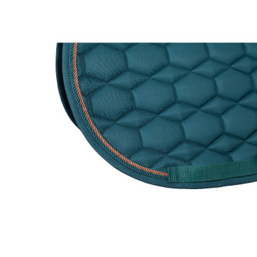 Tapis Rosegold Glamour Style HKM Pétrole / or rose