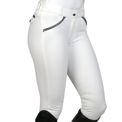 Pantalon Florida Femme Flags & Cup Blanc