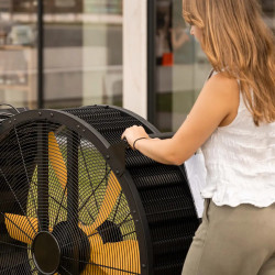 Ventilateur avec câble Grooming Deluxe Noir