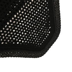 Bonnet anti-mouches Wellington soundless corde pailletée tressée Kentucky Noir