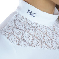 Polo Cassia Femme Manches Courtes Flags & Cup Blanc Polo Cassia Femme Manches Courtes Flags & Cup Blanc