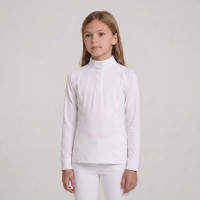 Polo de concours équitation fille manches longues Kentucky
