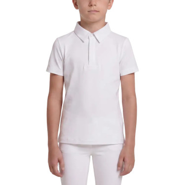 Polo de concours Kentucky garçon classique manches courtes Blanc