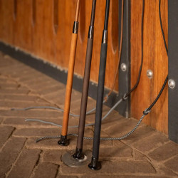 Chambrière d’équitation longe Velari Control cuir 180 cm Chambrière d’équitation longe Velari Control cuir 180 cm