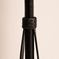 Cravache d’obstacle cuir 58 cm pour équitation | EQUI-CLIC