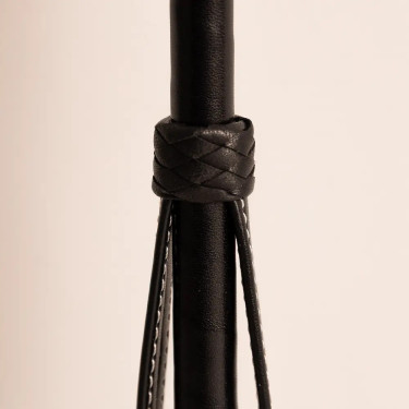 Cravache d'obstacle Velari Classy smooth full cuir Noir