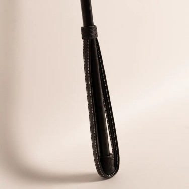 Cravache d'obstacle Velari Classy smooth full cuir Noir