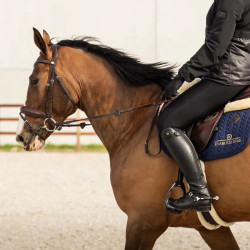 Éperons d’équitation à molette inox Velari caoutchouc