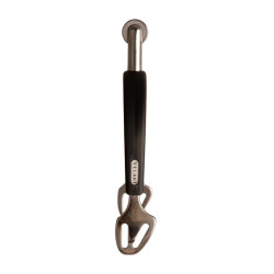 Eperons à moyenne molette inox avec caoutchouc Velari Acier inoxydable Argent