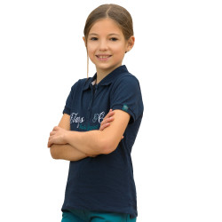 Polo Enfant Uripa Flags & Cup Bleu émeraude