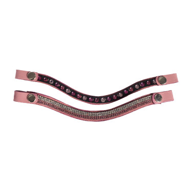Bridon cuir Pink Hobby Horsing HKM