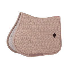 Tapis de selle full scintillant Kentucky Vieux rose