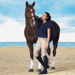 Polo Femme Maringa Flags & Cup Bleu marine