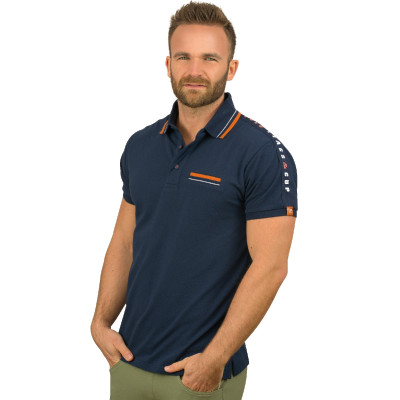 Polo Homme Calango Flags & Cup Bleu marine