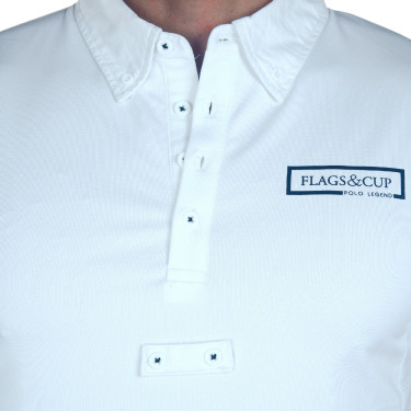 Polo Homme Cartago manches longues Flags & Cup Polo Homme Cartago manches longues Flags & Cup