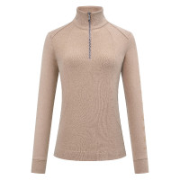 Top HV Polo Olidia femme Camel Marron