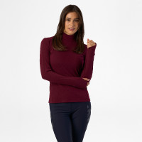Top HV Polo Oria femme Camel Marron