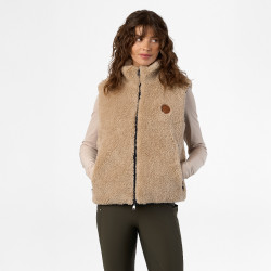 Polaire sans manches HV Polo Calista femme Chalk Beige