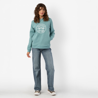 Sweat à capuche HV Polo Rebecca femme Minéral Bleu