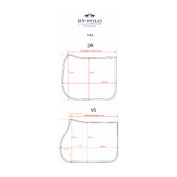 Tapis de selle HV Polo Ronja DR Tapis de selle HV Polo Ronja DR