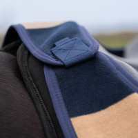 Couvre-reins HV Polo Gwenny print polaire Marine / camel Bleu Couvre-reins HV Polo Gwenny print polaire Marine / camel Bleu