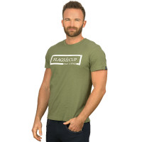 T-Shirt Homme Balao Flags & Cup Olive Vert T-Shirt Homme Balao Flags & Cup Olive Vert