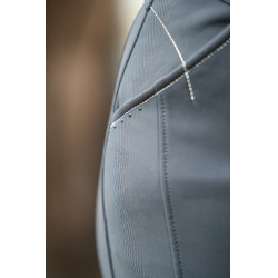 Pantalon softshell Chrysti fond 1/1 en silicone HKM femme Noir