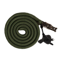 Longe Montalcino avec mousqueton anti-panique HKM Vert olive
