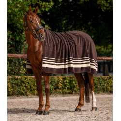 Couverture polaire Waldhausen épaisse Sölden Espresso Marron