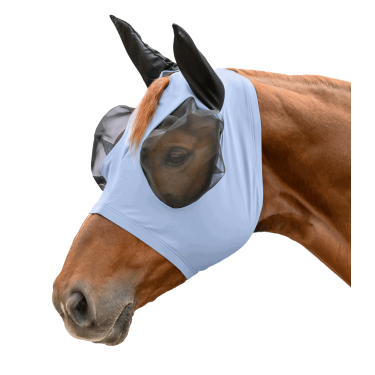 Masque anti-mouches Waldhausen Puck Flex Bleu pastel