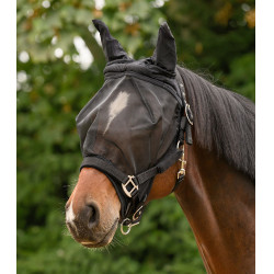 Masque anti-mouches équitation Waldhausen avec oreilles