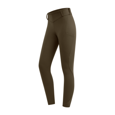 Legging d'équitation thermique ELT Rena femme Brun vert Marron Legging d'équitation thermique ELT Rena femme Brun vert Marron