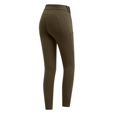 Legging d'équitation thermique ELT Rena femme Brun vert Marron Legging d'équitation thermique ELT Rena femme Brun vert Marron