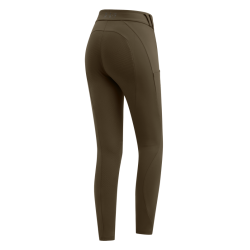 Legging d'équitation thermique ELT Rena femme Brun vert Marron Legging d'équitation thermique ELT Rena femme Brun vert Marron