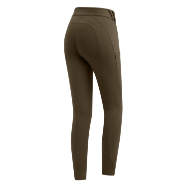 Legging d'équitation thermique ELT Rena femme Brun vert Marron Legging d'équitation thermique ELT Rena femme Brun vert Marron