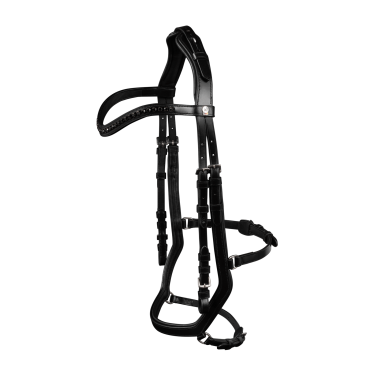 Bridon Waldhausen X-Line Relaxation muserolle anatomique Noir