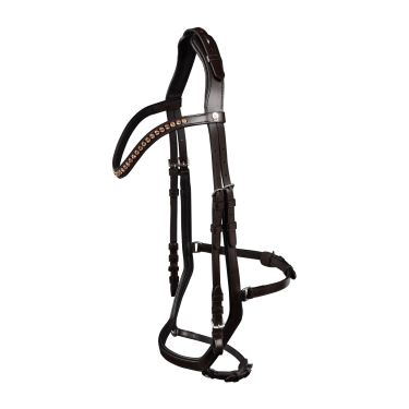 Bridon Waldhausen X-Line Relaxation muserolle anatomique Marron