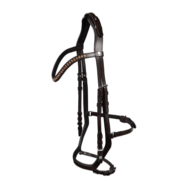 Bridon Waldhausen X-Line Relaxation muserolle anatomique Marron