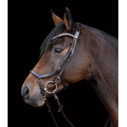 Bridon Waldhausen X-Line Relaxation muserolle anatomique Marron