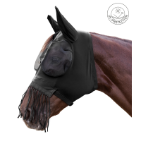 Masque anti-mouches Waldhausen Puck franges nasales Noir