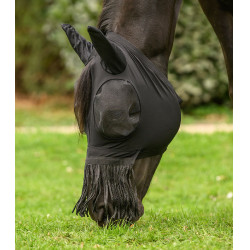 Masque anti-mouches Waldhausen Puck franges nasales Noir