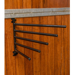 Porte-chabraques écurie 5 bras pivotants équitation