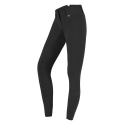 Pantalon d'équitation ELT Micro Sport silicone taille haute Noir