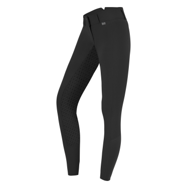 Pantalon d'équitation ELT Micro Sport silicone taille haute Noir