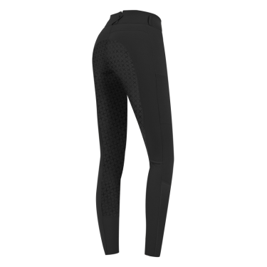 Pantalon d'équitation ELT Micro Sport silicone taille haute Noir