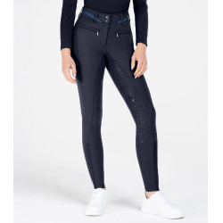 Pantalon d'équitation ELT Maja Glam Curved taille haute Bleu profond