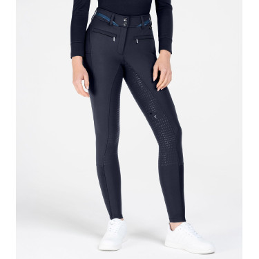 Pantalon d'équitation ELT Maja Glam Curved taille haute Bleu profond